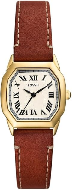 Fossil Women's Analog Quartz Watch with Leather Strap ES5364 - Amazon.sa Price Tracker