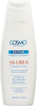 Cosmo Advanced Skin Care 5% Urea Repair Body Lotion 400ml | Formula For Deep Hydration & Moisturizer Very Dry & Rough Skin | Lightweight & Fast Absorbing | Non Sticky | Non Greasy | All Skin Types على Amazon.ae - متتبع الأسعار