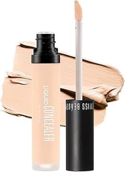 Swiss Beauty Liquid Light Weight Concealer With Full Coverage |Easily Blendable Concealer For Face Makeup With Matte Finish | Shade- Classic Nude, 6g on Amazon.ae - Price Tracker