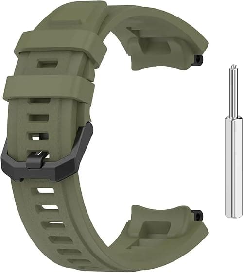 T TECLUSIVE Soft Silicone Strap Band Compatible with Amazfit T-Rex 2 | Adjustable Silicone Rubber Band with Installation Tool for T Rex 2 على Amazon.ae - متتبع الأسعار