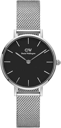 Daniel Wellington Petite Sterling Watch, Silver Mesh Bracelet on Amazon.ae - Price Tracker