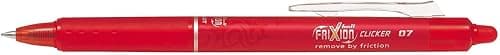 Pilot Frixion Clicker Roller Ball Pen, 0.7 mm Tip Size, Red on Amazon.sa - Price Tracker