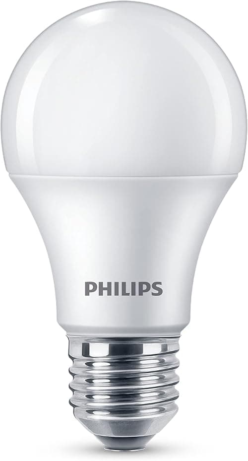 مصباح LED فروستيد A60 من فيليبس، غير قابل للتعتيم، قاعدة E27، يعادل 13-90 واط، ضوء ابيض دافئ 3000 كلفن على Amazon.sa - متتبع الأسعار