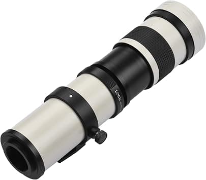 Camera MF Super Telephoto Lens F/8.3-16 420-800mm T Mount with Universal 1/4 Thread Replacement for Canon Nikon Sony Fujifilm Olympus Cameras on Amazon.ae - Price Tracker