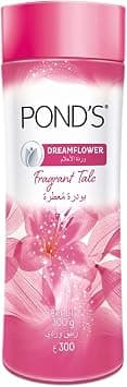 Ponds Dream Flower Fragrant Talcum Powder with Pink Lily | Perfumed Talc with Refreshing Floral Fragrance & Vitamin B3 | Fine Textured Talc Absorbs Sweat & Prevents Odour | Paraben-Free | 300 gm on Amazon.ae - Price Tracker