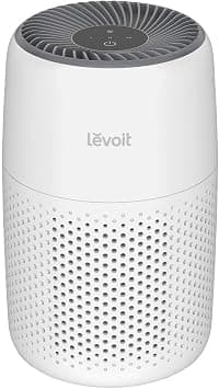 LEVOIT Air Purifier Allergy Sufferers with Aromatherapy, HEPA Air Filter Against Mould, Dust and Pet Hair up to 0.3 µm for Bedroom, 7 Watt Energy Saving, 3 Speeds, 25 dB, White on Amazon.ae - Price Tracker