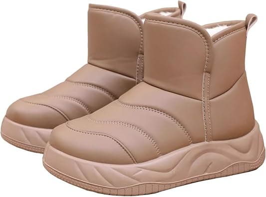 Womens Warm Fur Lined Winter Snow Boots Comfortable Warm Insulated Winter Shoes Waterproof Ankle Boots Outdoor Booties For Women Waterproof Ski Boots on Amazon.ae - Price Tracker