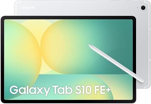 Samsung Galaxy Tab S10 FE+, 5G Android Tablet, 12GB RAM, 256GB Storage, 13.1” Screen, 90Hz Display, S Pen Included, IP68, Long Battery Life, Silver (UAE Version) on Amazon.ae - Price Tracker