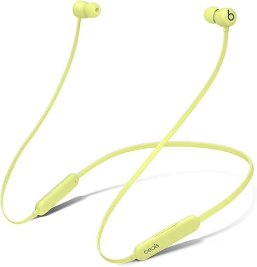 Beats Flex wireless earbuds – Apple W1 headphone chip, magnetic earphones, Class 1 Bluetooth, 12 hours of listening time, built-in microphone – Yuzu Yellow on Amazon.ae - Price Tracker