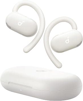 soundcore V20i by Anker Open-Ear Headphones, Adjustable Ear Hooks, Ultra-Comfort, Snug Fit, Deep Bass, Clear Calls, IP55, LED Lights, 36H Playtime, Bluetooth 5.4 Earbuds, Multipoint Connection على Amazon.ae - متتبع الأسعار