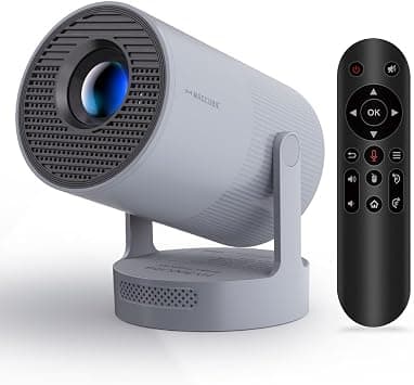 【Electric Focus】Magcubic Mini Projector 4K Support, Smart Projector with WiFi 6 and Bluetooth 5.4, 5W Soundbase Speaker, 180° Rotation, Portable Proyector for Home Theater on Amazon.ae - Price Tracker