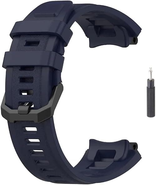 T TECLUSIVE Soft Silicone Strap Band Compatible with Amazfit T-Rex 2 | Adjustable Silicone Rubber Band with Installation Tool for T Rex 2 على Amazon.ae - متتبع الأسعار