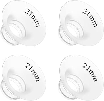 4Pcs Flange Insert 21mm Compatible with Momcozy M5/M9/M6/V2 Pro/V2 pro/S12 Pro/S9 Pro/Spectra/Medela/eufy/Elvie/Lansinoh/Paruu P10 Breast Pump,and Most 24mm Shields on Amazon.ae - Price Tracker