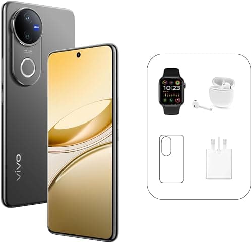Vivo V50 5G - Satin Black 12 + 512GB | 50MP ZEISS Camera | 3D curved 120Hz AMOLED Display | 6000mAh | IP69, 4Y Battery | 455 Days Screen Replace,24 Months Warranty - UAE Version on Amazon.ae - Price Tracker