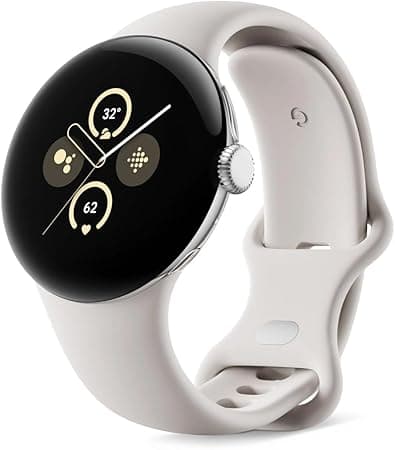 Google Pixel Watch 2 | 32GB+ 2GB RAM | Heart Rate Tracking, Stress Management, Safety Features - Android Smartwatch (4G LTE + Bluetooth/Wi-Fi, Silver Aluminium Case/Porcelain Active Band) on Amazon.ae - Price Tracker