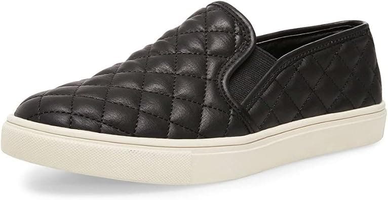 Steve Madden Women's Ecentrcq Sneaker, Medium, Black, Medium on Amazon - Best Deal Finder