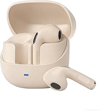 ZIPFORCE True Wireless Earbuds, Semi-In-Ear Bluetooth 6.0, Bluetooth Earbuds with Easy Touch Control, Light-Weight Comfortable,IPX6 Waterproof TWS, Ergonomic Fit for Daily Use Work Study Trave on Amazon.ae - Price Tracker