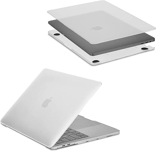 Case-Mate Snap-On Apple Macbook Pro 13" 2020 Case - Transparent Hardshell cover Impact & Scratch Protection, See-Through Apple Logo w/Keyboard Cover (US & UK Layout) (Clear) on Amazon.ae - Price Tracker