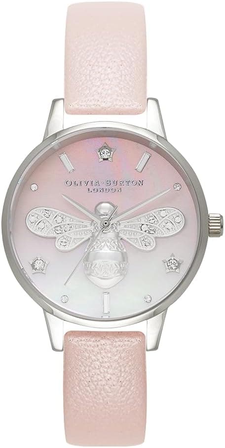 Olivia Burton SPARKLE BEE WOMENS WHITE MOTHER OF PEARL & OMBRE PRINTED DIAL STAINLESS STEEL Watch - OB16GB09 on Amazon.ae - Price Tracker