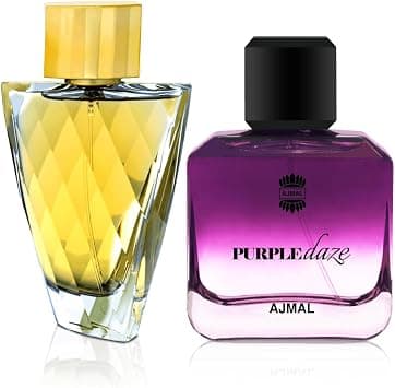 Ajmal Perfumes Fasety - Her EDP 95ml & Purple Daze - Exclusive Women's Fragrance Set على Amazon.ae - متتبع الأسعار