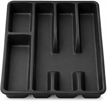 Cutlery Tray Organizer for Kitchen Drawer – 5 Compartment BPA-Free Utensil Organizer Tray for Spoons, Forks & Knives, Space Saving Kitchen Drawer Organiser on Amazon.ae - Price Tracker