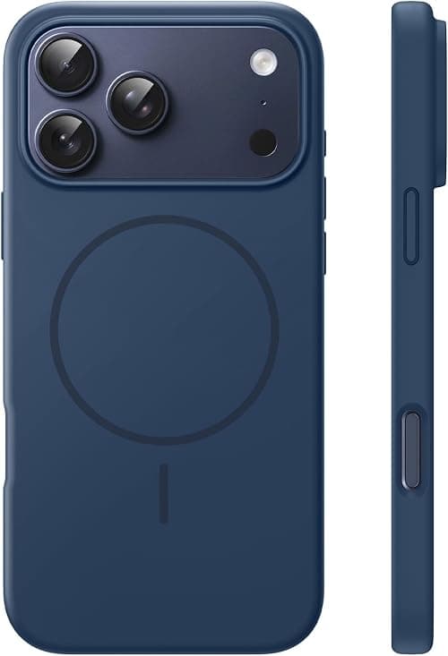 TOCOL Silicone for iPhone 17 Pro Case 6.3-Inch, Liquid Silicone Multi-Color Slim Silky-Soft Touch Anti-Scratch Shockproof Protective Phone Cover,Dark Blue on Amazon - Best Deal Finder