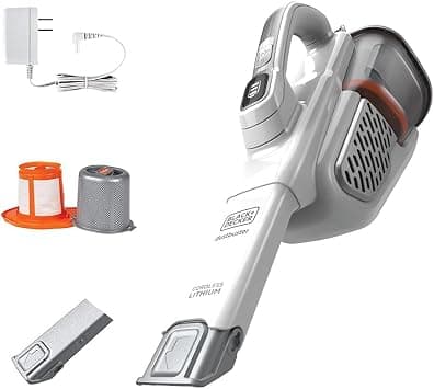BLACK+DECKER Dustbuster Handheld Vacuum, Cordless, AdvancedClean+, White (HHVK320J10) on Amazon - Best Deal Finder