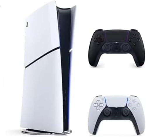 SIE Sony PlayStation 5 Slim Digital Edition with Extra Dualsense Black Controller - International Version on Amazon - Best Deal Finder