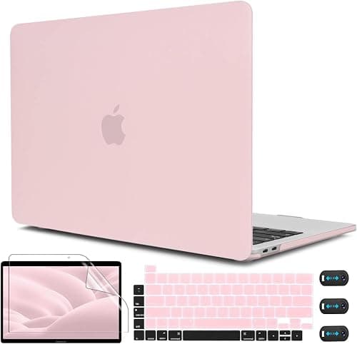 CISSOOK MacBook Pro 13 inch 2025-2016 Case Model A2338 A2251 A2289 Plastic Hard Shell + Keyboard Cover Compatible with MacBook Pro 13" M2 M1 Baby Pink على Amazon.ae - متتبع الأسعار
