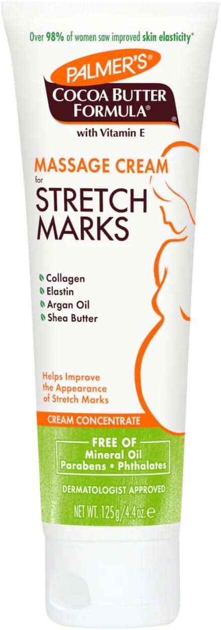 Palmer's Cocoa Butter Formula Massage Cream for Stretch Marks-Reduce Appearance of Scars & Stretch marks-48 Hrs Moisture-Improve Skin Elasticity & Stretch-No Paraben, Sulphate,Dyes, Mineral Oil-125g on Amazon.ae - Price Tracker