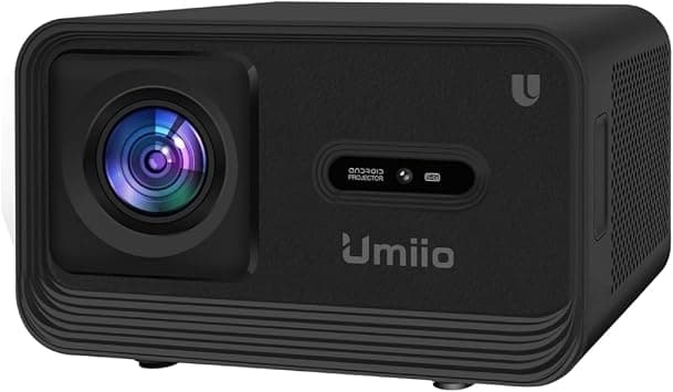 Umiio U8 Pro 4K WiFi6 Bluetooth Projector, Black, LCD, LCoS, HDMI, USB, 1200 ANSI Lumens, 3840 x 2160 Resolution, High Contrast Ratio, 50"-150" Screen Projection on Amazon.ae - Price Tracker