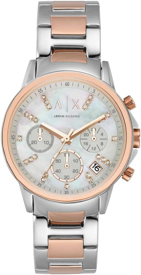 A|X Armani Exchange Women's Watch, Chronograph Watch for Women with Stainless Steel or Leather Band on Amazon.ae - Price Tracker