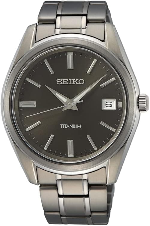 Seiko Herren-Uhr Quarz Titan mit Edelstahlband on Amazon - Best Deal Finder