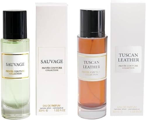 LAVERNE Eau de Parfum Set, Sauvage and Tuscan Leather, 30ml, Natural Spray on Amazon.ae - Price Tracker