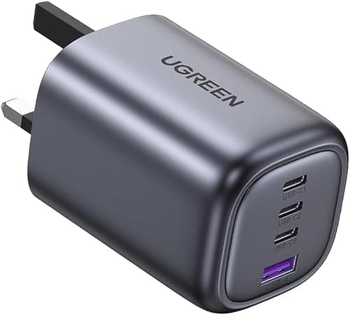 UGREEN CD226-40749B PD 100W GANA 3USB C1xUSB-A Output 100W Max in C1 or C2 UK Plug - Black on Amazon.ae - Price Tracker
