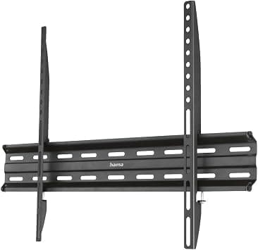 Hama Fixed TV Wall Mount, 32–75 Inch (81–191 cm), VESA 50x50–600x400, Max 40 kg, Ultra Slim 2.3 cm, Steel, with Fischer Plugs & Spirit Level, Black على Amazon.ae - متتبع الأسعار