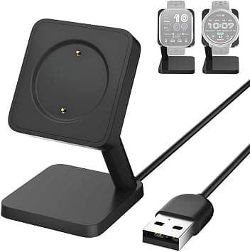قاعدة شحن مغناطيسية بمنفذ USB متوافقة مع ساعة امازفيت اكتيف 2/بيب 6، قاعدة شحن مغناطيسية للمكتب مع ظهر ذاتي اللصق، كيبل بطول 3.3 قدم من زوربيس® على Amazon.sa - متتبع الأسعار