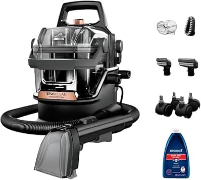 BISSELL SpotClean HydroSteam 3700E – Portable Deep Cleaner with Hydrosteam Technology, Powerful Stain Removal for Carpets with Power of Steam, Compact & Lightweight | 2-Year BISSELL Warranty on Amazon.ae - Price Tracker