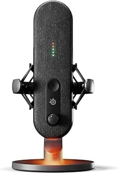 SteelSeries Alias USB Mic for PC — 3x Bigger Capsule for Gaming, Streaming and Podcasting — Sonar for Streamers Audio Software — AI Noise Cancelling — LED Mute & Level Monitoring — Shock Mount on Amazon.ae - Price Tracker