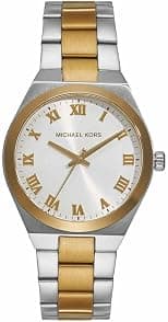 Michael Kors Lennox Watch for Women, Silver Tone Quartz Three Hand Movement with Stainless Steel Strap - متتبع أسعار Amazon.sa