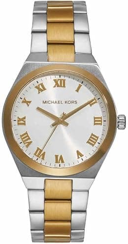 Michael Kors Lennox Watch for Women, Silver Tone Quartz Three Hand Movement with Stainless Steel Strap - متتبع أسعار Amazon.sa