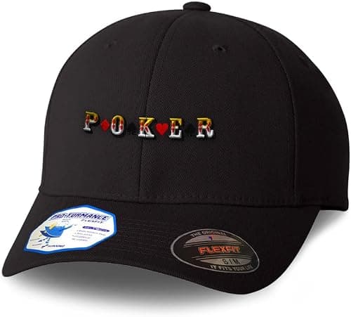 Flexfit Cap for Men & Women Embroidered Poker Game A Embroidery Flexfit Hats Baseball Caps on Amazon - Best Deal Finder
