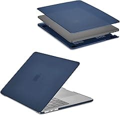 Case-Mate Snap-On Apple Macbook Pro 13" 2020 Case - Transparent Hardshell cover Impact & Scratch Protection, See-Through Apple Logo w/Keyboard Cover (US & UK Layout) (Navy Blue) - Amazon.ae Price Tracker