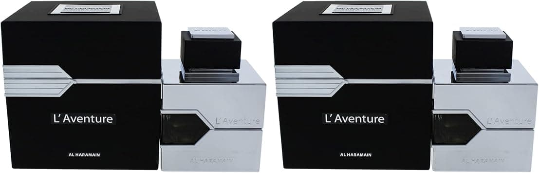 Al Haramain L’Aventure Eau de Parfum for Men – Pack of 2 x 3.33 oz (100ml) | Long Lasting Men’s Perfume Made for Adventurers | Fruity, Woody & Masculine Fragrance on Amazon.ae - Price Tracker