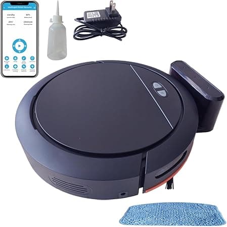 Robot Vacuum and Mop, Strong Suction Robotic Vacuum Cleaner with Self-Emptying Base, Intelligent Navigation, Tangle-Free Brush, Perfect for Carpets, Hard Floors, Pet Hair on Amazon.ae - Price Tracker