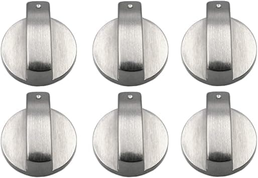 6 Pcs Cooker Knobs,Gas Stove Knob,Metal 6mm Gas Stove Control Knobs Adaptors Oven Switch Cooking Surface Control Locks,for Various Oven Cooker Hob on Amazon.ae - Price Tracker
