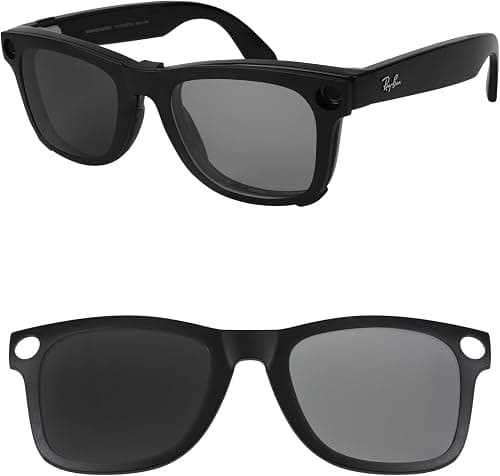 Polarized External Mount Clip-on for Ray-Ban Meta Wayfarer RW4006 & Gen 2 RW4012 50-22 for Men Women UV Protection على Amazon.ae - متتبع الأسعار
