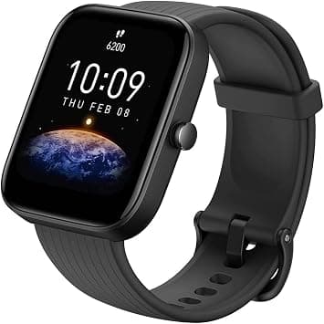 Amazfit Bip 3 Pro Smart Watch Fitness Watch with 1.69'' Color Display, Heart Rate, SpO2, Sleep, Stress Minitor, Sporst Watch with GPS, 60+ Sports Modes, 5 ATM Waterproof, USB on Amazon.sa - Price Tracker