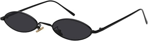 MEETSUN Retro Vintage Cat Eye Sunglasses Narrow Small Oval Glasses Petals Shape Curved Temple Design on Amazon.ae - Price Tracker