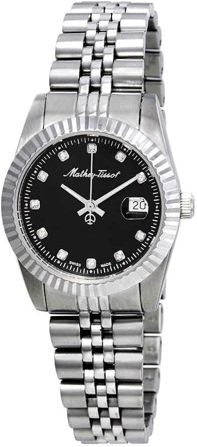 Mathey-Tissot Rolly III Crystal Black Dial Ladies Watch D810AN on Amazon.ae - Price Tracker